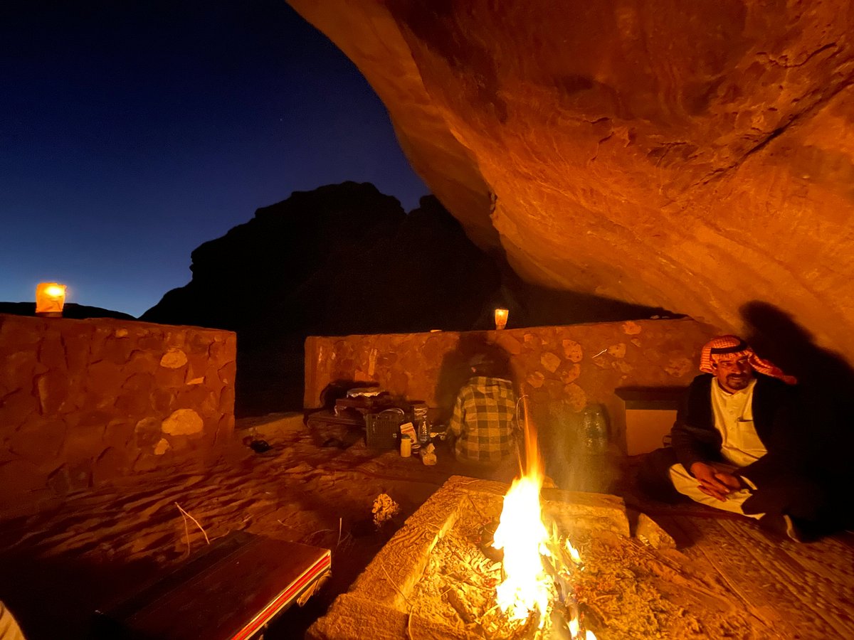Sleeping under the stars in Wadi Rum